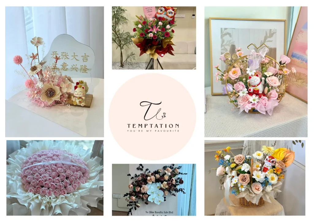 Rom Flower Bouquet Malaysia – Beautiful Handcrafted Romantic Floral Arrangements with Fast Delivery