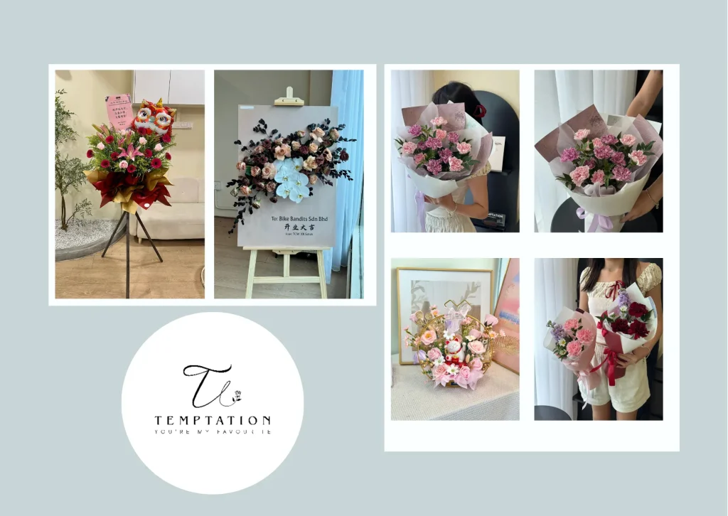 Elegant Bridal Bouquet Kuala Lumpur | Fresh Premium Flowers & Same Day Delivery