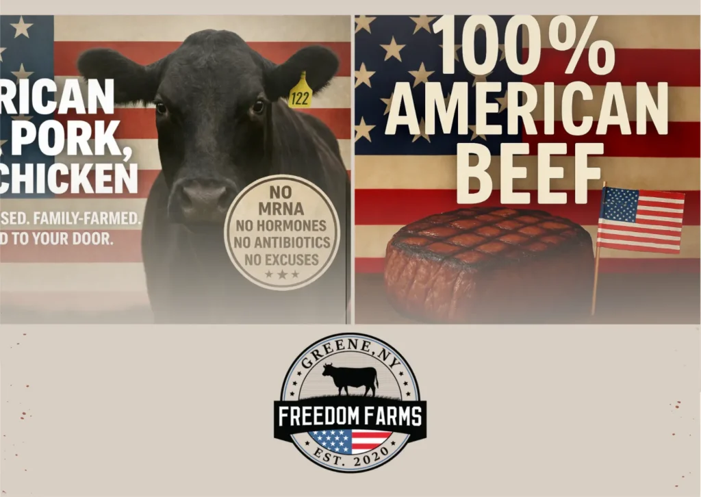 Premium Half of Cow for Sale | Grass-Fed, Hormone-Free Beef from Freedom Farms