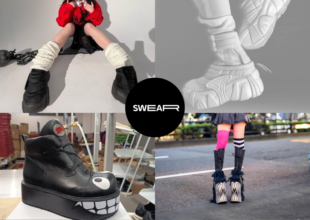 Statement Black Platform Sneakers for London Streets Statement Black Platform Sneakers for London Streets