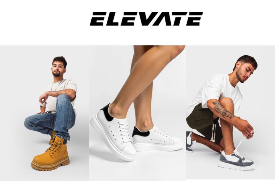 נעלי סניקרס לנשים עם סולייה מוגבהת של Elevate לשדרוג נוח ומראה בטוח נעלי סניקרס לנשים עם סולייה מוגבהת של Elevate לשדרוג נוח ומראה בטוח